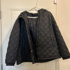 Madewell black Packable quilted jacket XXL